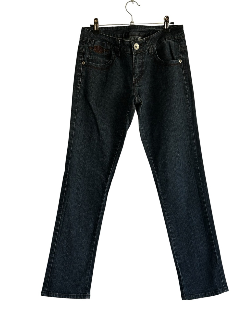 Revolt Y2K Dark Wash Bootcut Jeans Size 11 | Stretch Denim Low Rise 2000s